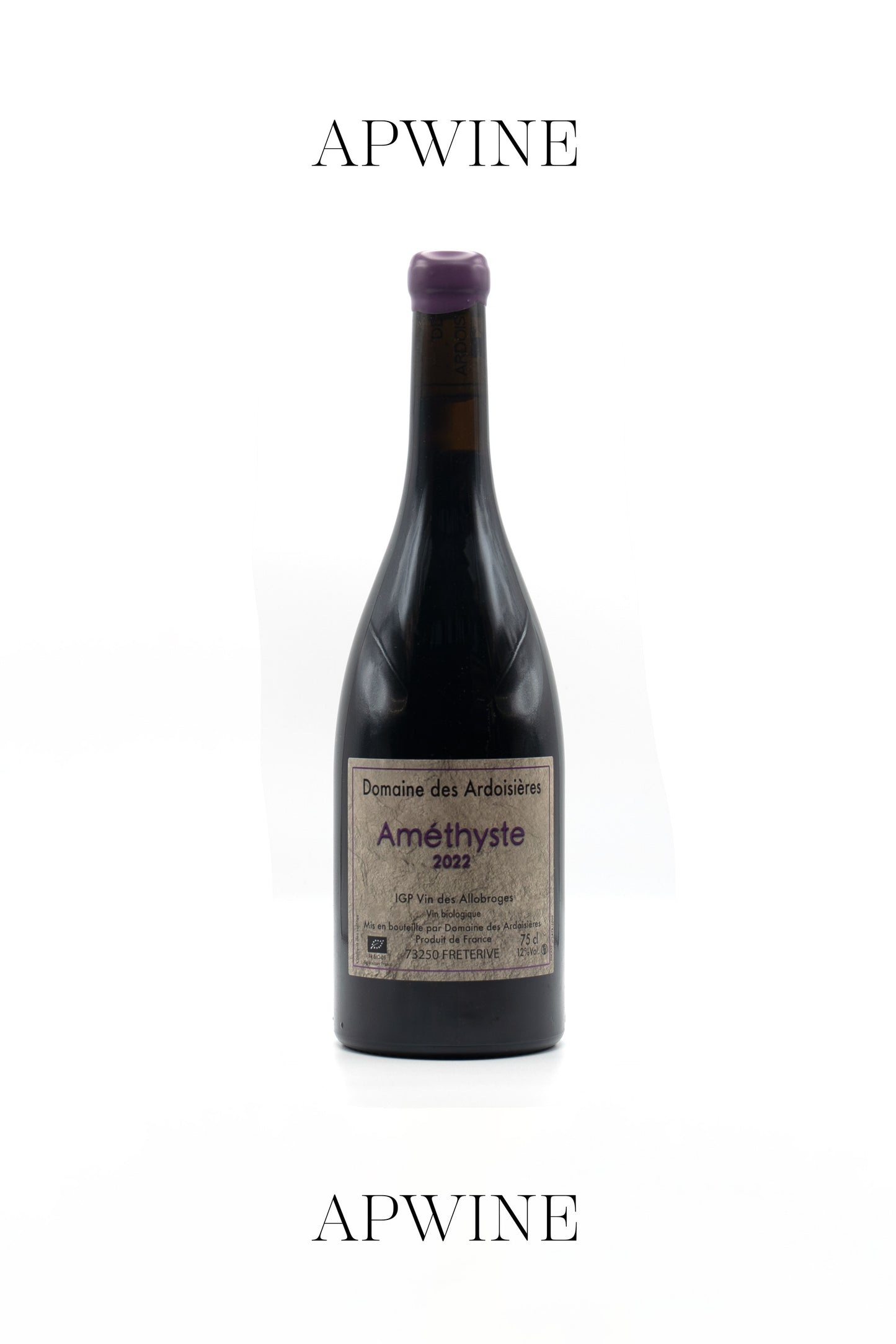 Domaine des ARDOISIERES,IGP Vin des Allobroges "Améthyste" Rouge 2022