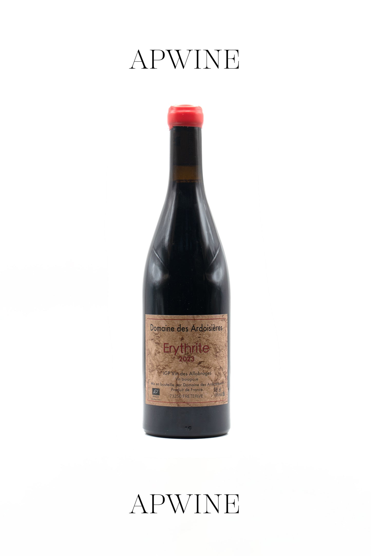 Domaine des ARDOISIERES, IGP Vin des Allobroges "Erythrite" Rouge 2023