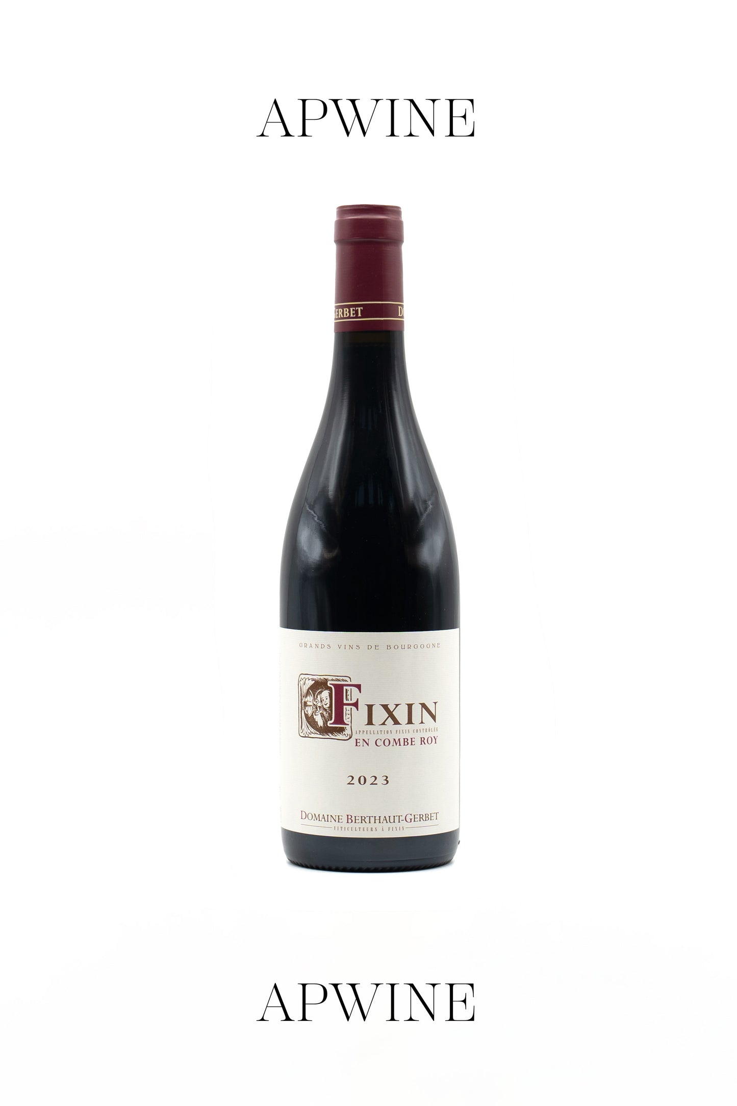 Domaine BERTHAUT-GERBET, Fixin En Combe Roy 2023