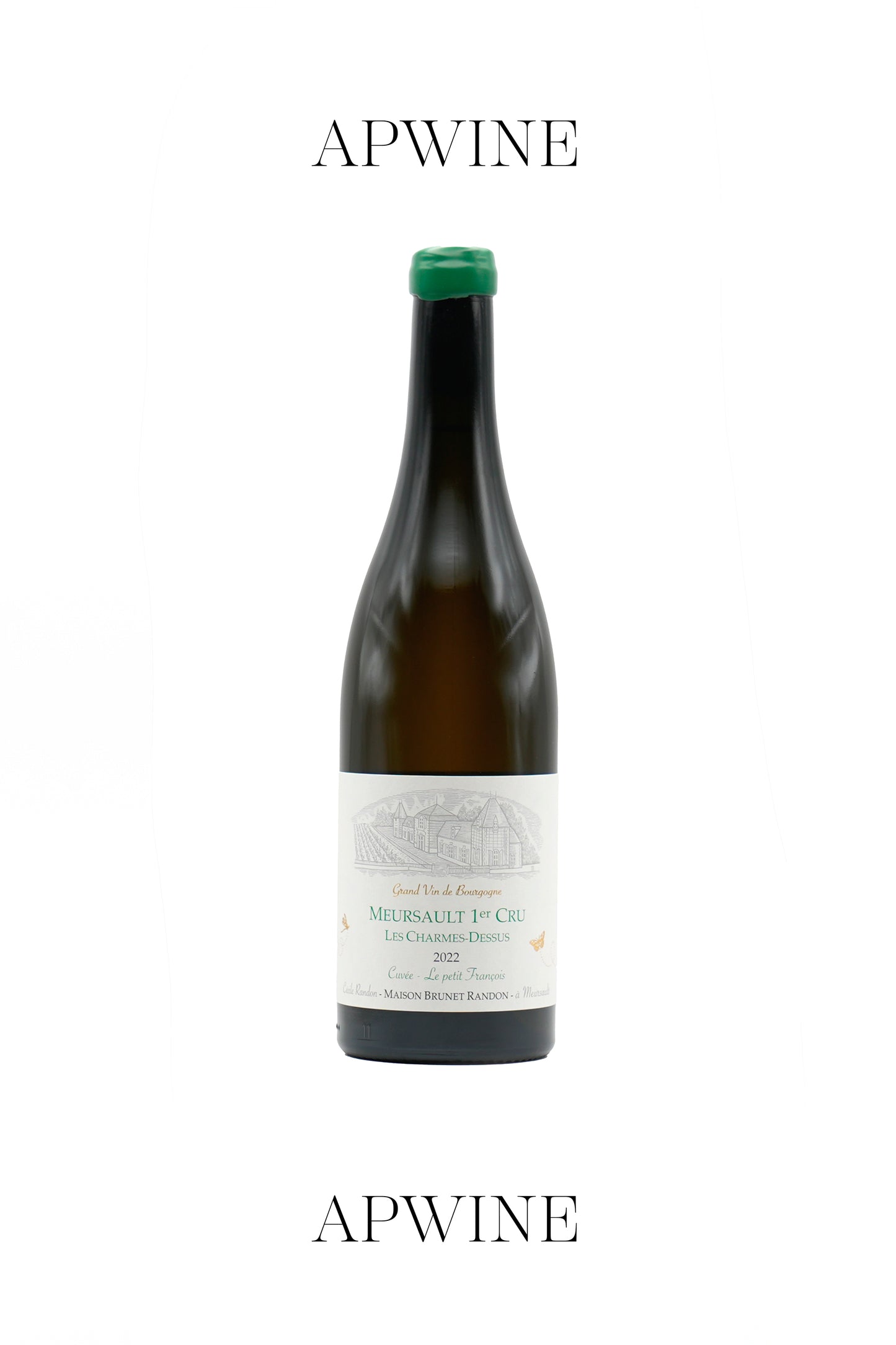 Maison BRUNET RANDON, Meursault 1er Cru Charmes "Les Charmes du Dessus" 2022