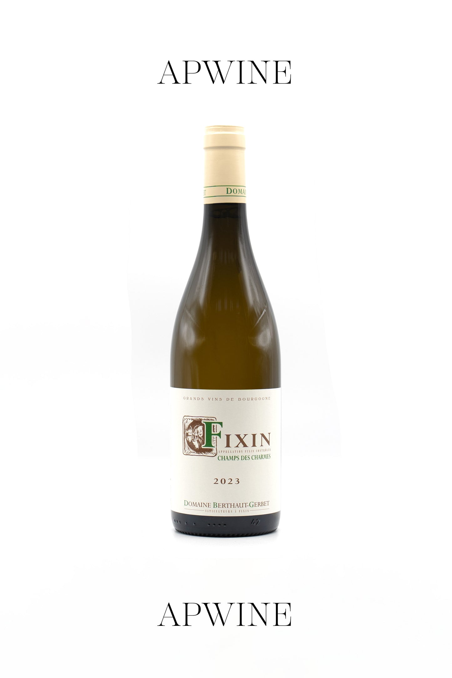 Domaine BERTHAUT-GERBET, Fixin Champs des Charmes Blanc 2023