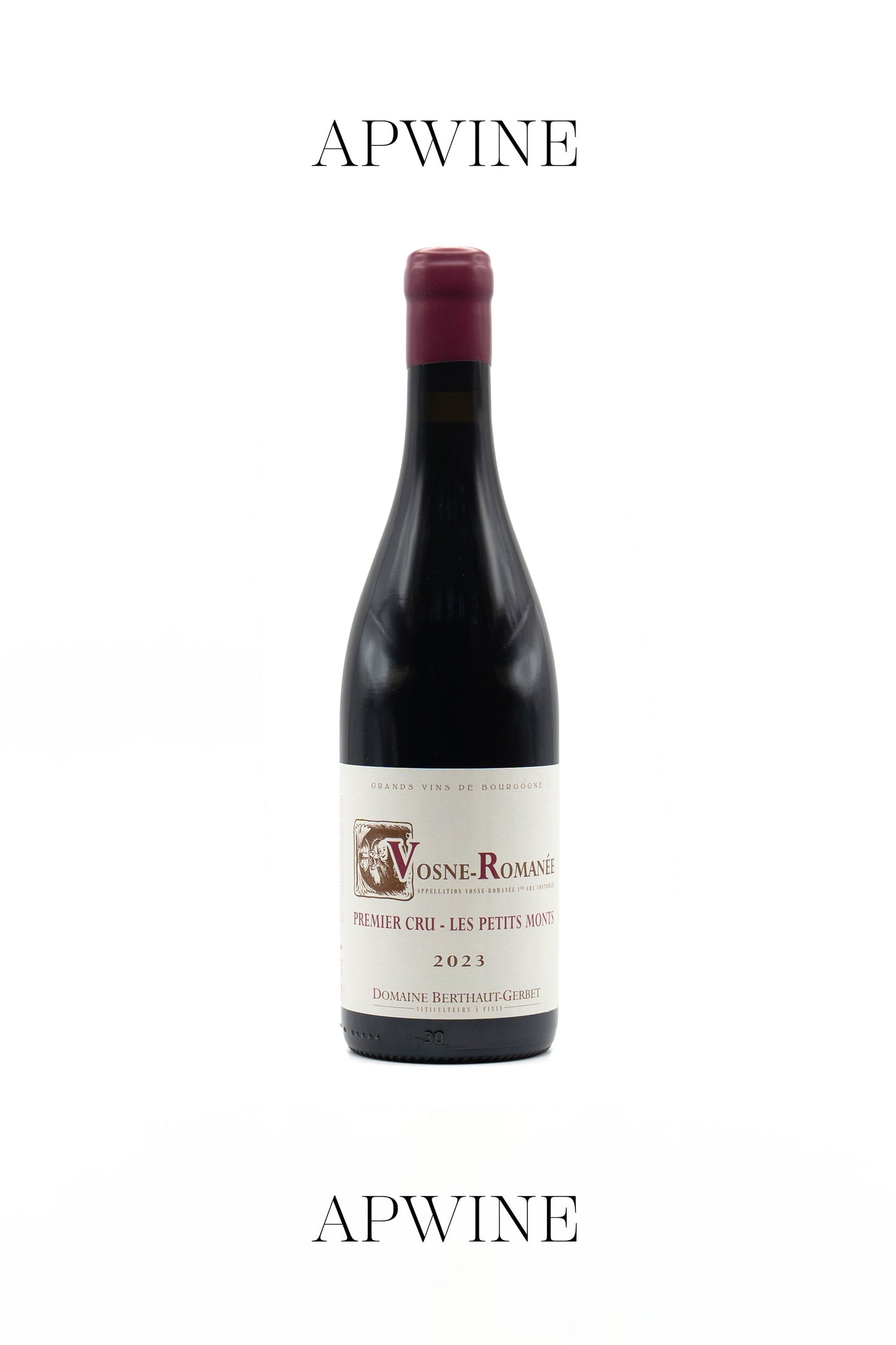 Domaine BERTHAUT-GERBET, Vosne-Romanée 1er Cru Les Petits Monts 2023